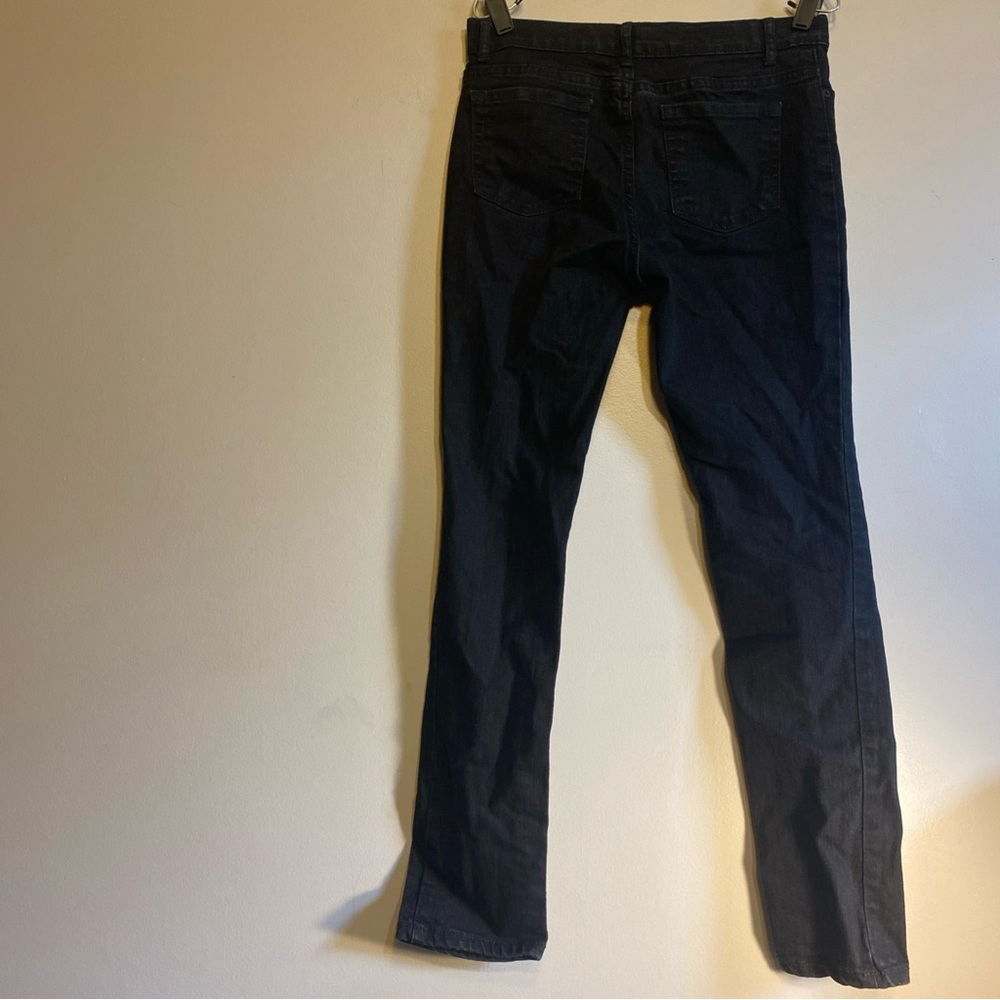 A Children's Place Sz14‎ Super Skinny Denim Jeans Pants Adj Waist Black